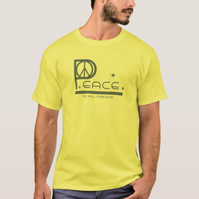 T-shirt Paix à toute l'humanité (Devant)