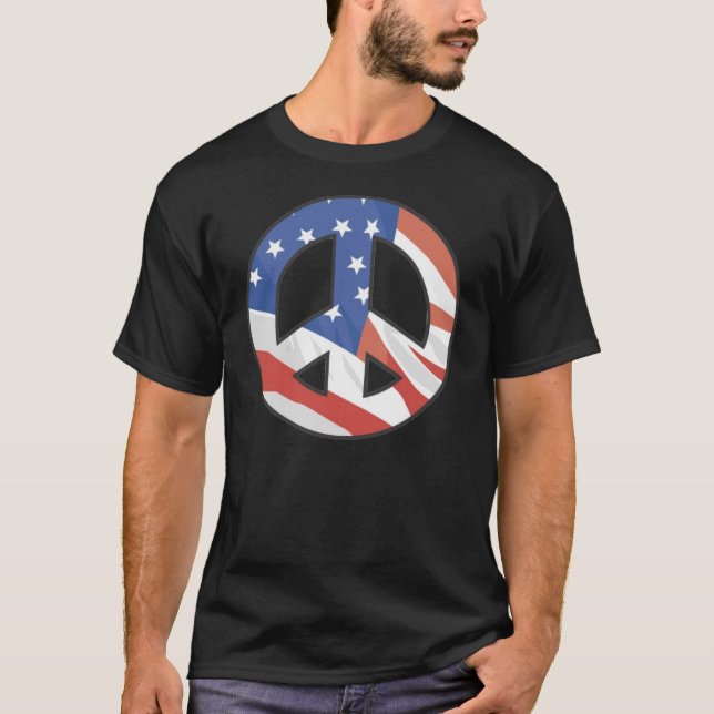 T-shirt Paix américaine (Devant)