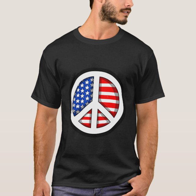 T-shirt Paix américaine (Devant)