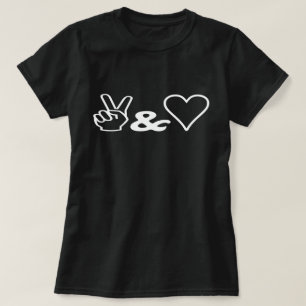 T-shirt Paix & Amour