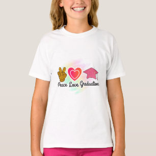 T-shirt Paix, Amour, Diplôme