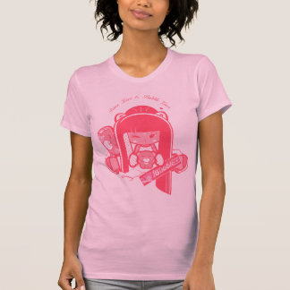 T-shirt Paix, amour et Bubblegum de "Shokio"