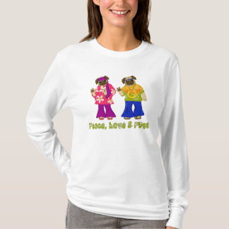 T-shirt Paix, amour et Carlins