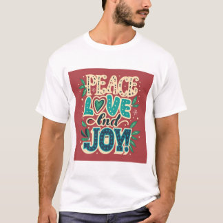 T-shirt Paix amour et joie