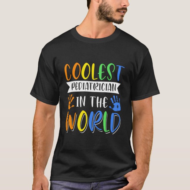 T-shirt Paix Amour Et Pédiatrie (Devant)
