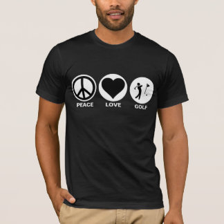 T-shirt Paix/Amour/Golf