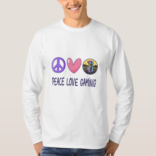 T-shirt Paix Amour Jeu (Devant)