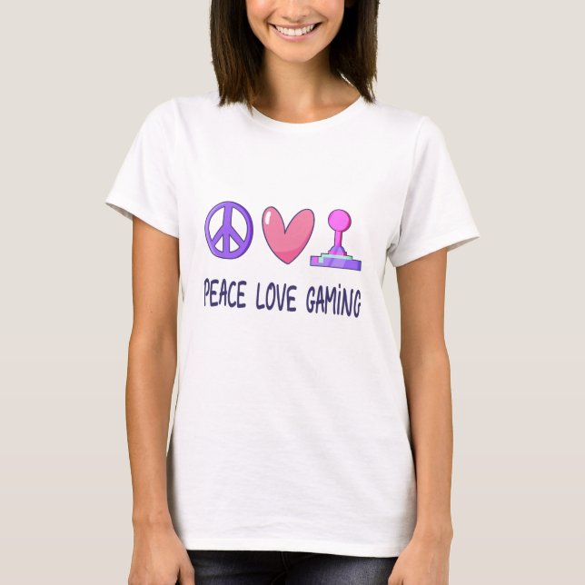 T-shirt Paix Amour Jeux (Devant)
