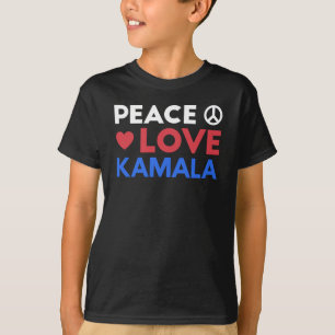 T-shirt Paix Amour Kamala I - Kamala Harris Présidente