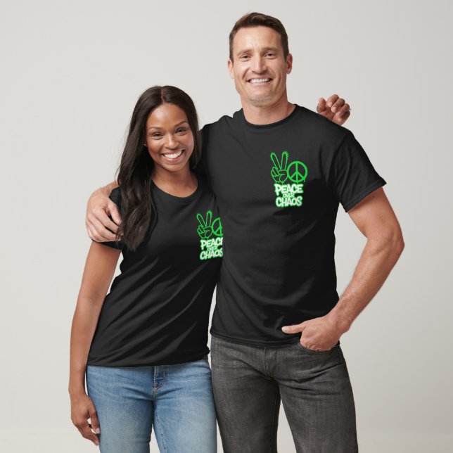 T-shirt Paix au-dessus du chaos (Unisexe)
