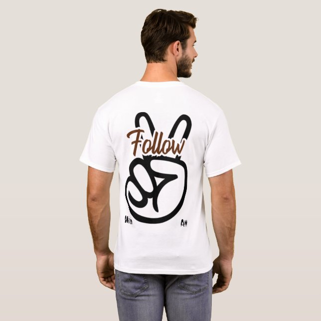 T-shirt Paix avec tous (Dos entier)