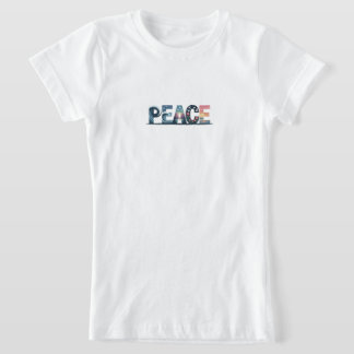 T-Shirt PAIX – Conception de typographie artistique inspir