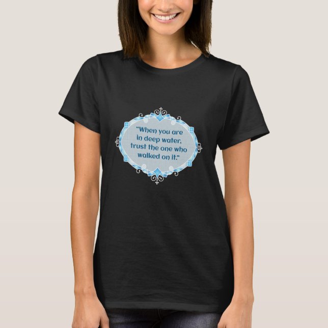 T-shirt Paix dans les eaux profondes (Devant)
