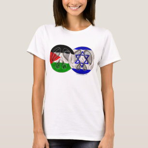 T-shirt Paix de la Palestine - de l'Israël