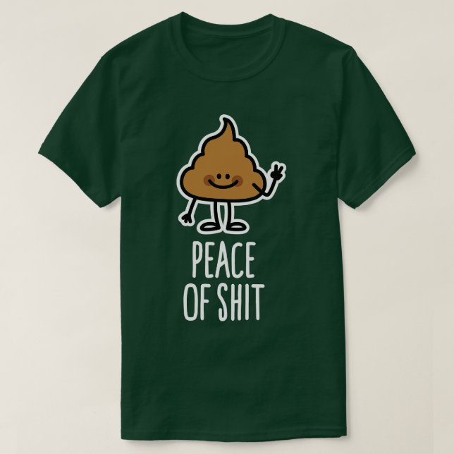 T-shirt Paix de la pièce de jeu émoticon 1 (Design devant)