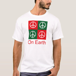 T-shirt PAIX de Noël d'art de bruit