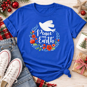 T-shirt Paix de Noël sur Terre Mignon