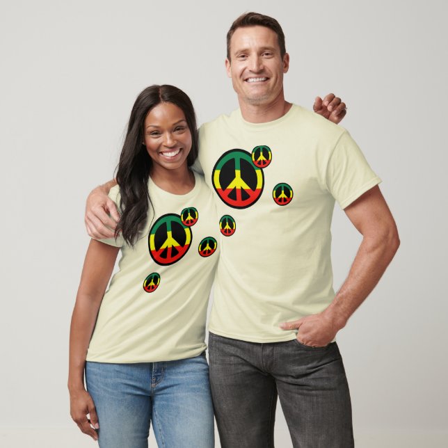 T-shirt Paix de Rasta (Unisexe)