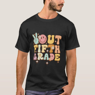 T-shirt Paix dehors cinquième 5e classe de 2023 au revoir 