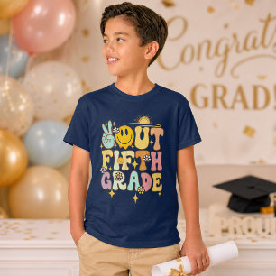 T-shirt Paix dehors Cinquième classe de 2026 Enfants color