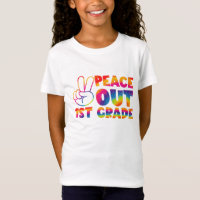 Paix dehors première année Tie Dye dernier jour 1r