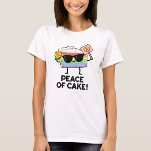 T-shirt Paix Du Gâteau Amusant Pun De Nourriture