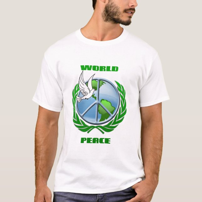 T-shirt Paix du monde (Devant)