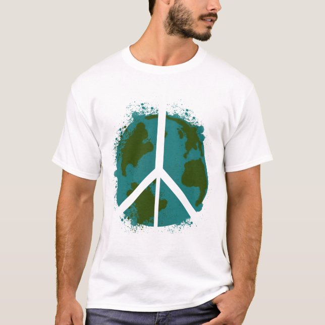 T-shirt Paix du monde (Devant)