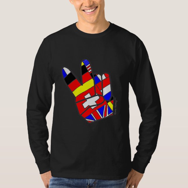 T-shirt Paix du monde (Devant)