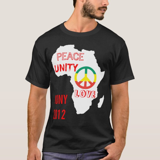 T-shirt Paix en Afrique (Devant)
