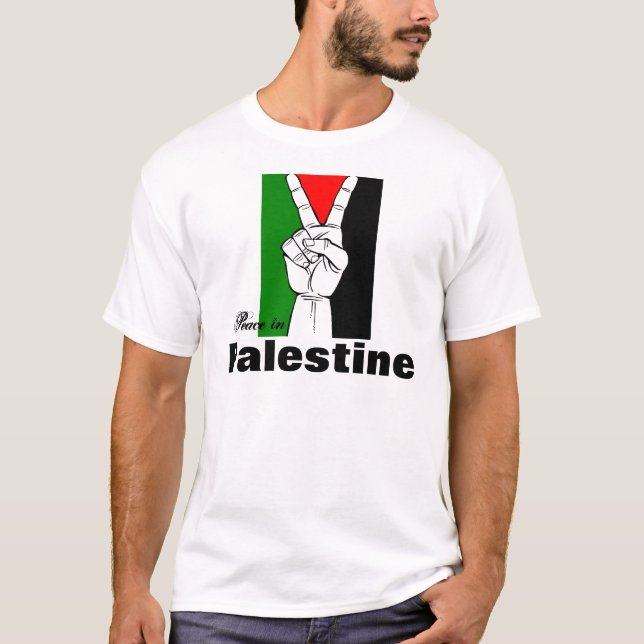 T-shirt Paix en Palestine (2 dégrossis) (Devant)