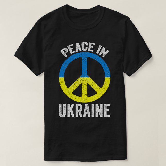 T-shirt Paix en Ukraine (Design devant)