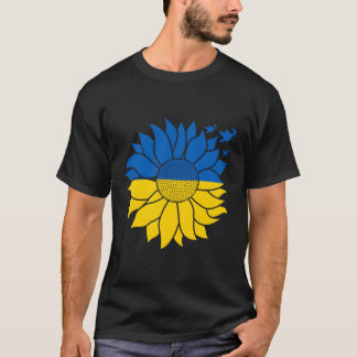 T-shirt Paix en Ukraine pour drapeau ukrainien