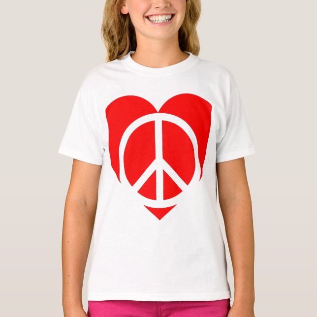 T-shirt Paix et Amour (Devant)