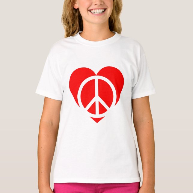 T-shirt Paix et Amour (Devant)