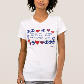 T-shirt Paix et amour Cami
