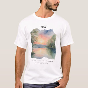 T-shirt Paix et calme