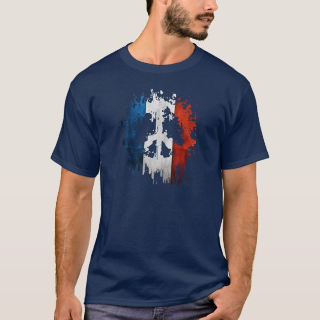 T-shirt paix France (Devant)