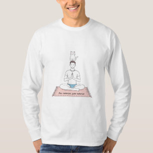 T-shirt Paix Intérieure, Chat Extérieur