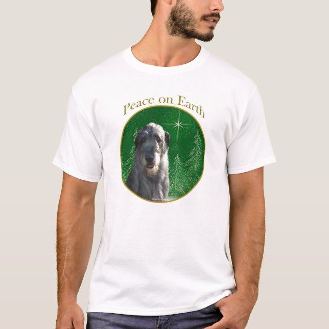T-shirt Paix irlandaise Wolfhound (Devant)