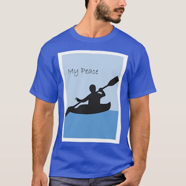 T-shirt Paix Kayaking (Devant)