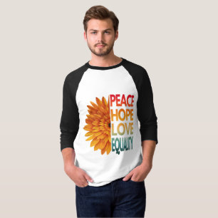 T-shirt PAIX LOVE HOPE EQUALITY