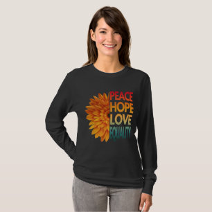 T-shirt PAIX LOVE HOPE EQUALITY