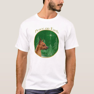 T-shirt Paix Miniature Pinscher