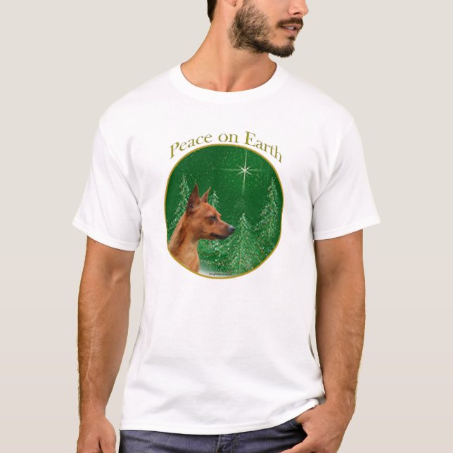 T-shirt Paix Miniature Pinscher (Devant)