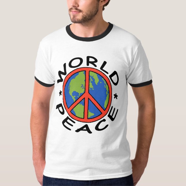 T-shirt Paix mondiale (Devant)