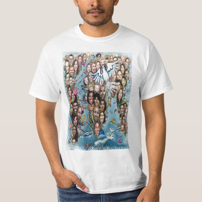 T-shirt Paix mondiale (Devant)