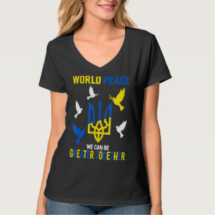 T-shirt Paix Mondiale Nous Pouvons Être Plus Grands Ensemb