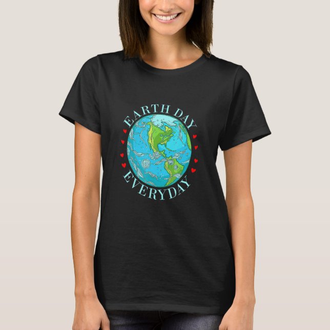 T-shirt Paix Mondiale Sur Terre (Devant)
