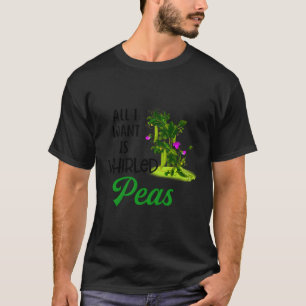 T-shirt Paix Mondiale Tout Ce Que Je Veux C'Est Des Pois T
